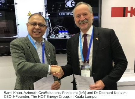 The HOT Energy Group & Azimuth GeoSolutions Sign Partnership Agreement