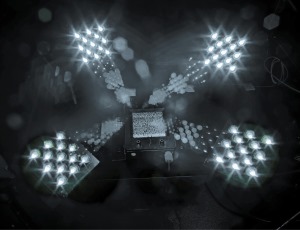 Closeupf of a Microfluidics chip