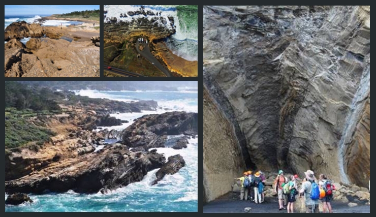 Geological rock formations around water / All images © Dr Jon Rotzien